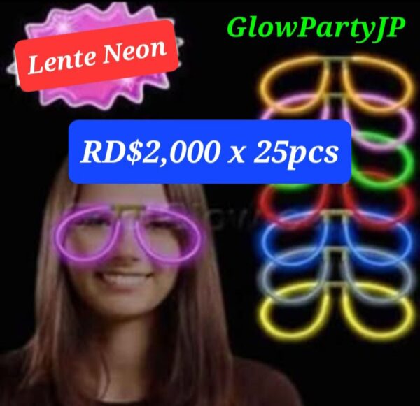 Oferta Lentes neon por 25pcs