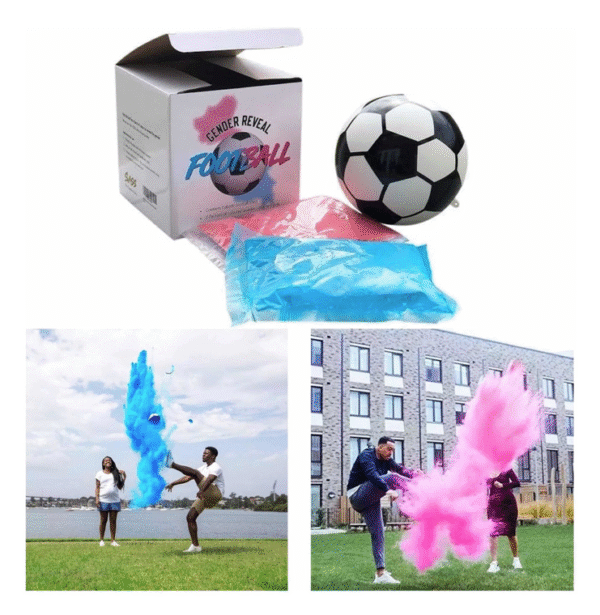 Pelota de fútbol para revelación de género - Image 2