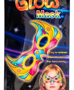 Antifaz Neón Glow Mariposa