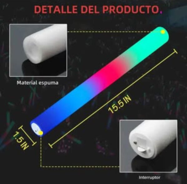 Palo espuma led multicolor - Image 9