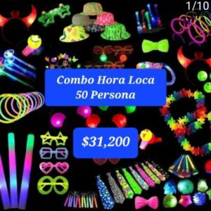 Combo #3 Fiesta Hora Loca 50 personas