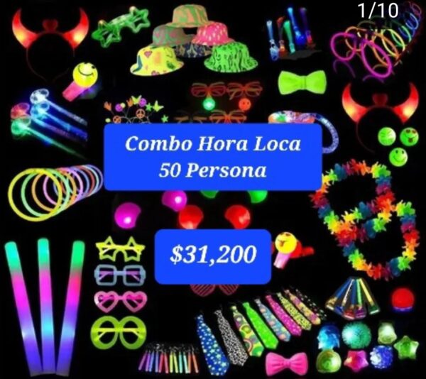 Combo #3 Fiesta Hora Loca 50 personas