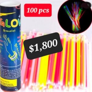 Pulcera neon paq.100pcs