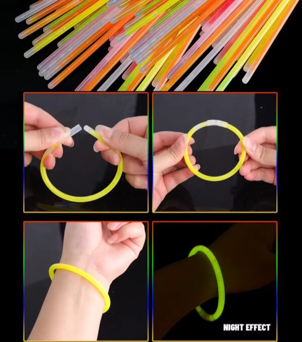 Pulcera neon paquete 50pcs - Image 2