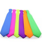 Corbata neon lisa