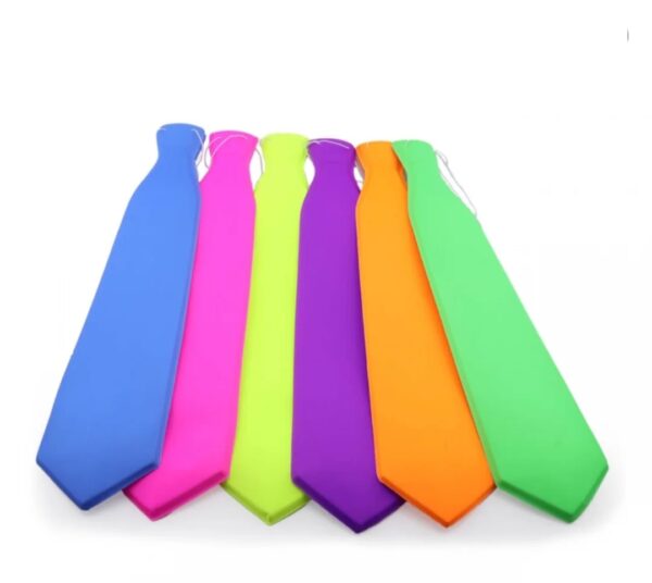 Corbata neon lisa