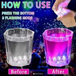 Vaso con luces LED