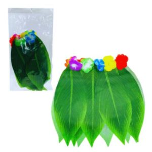 Falda tipo hoja hawaiana