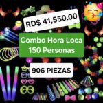 Combo hora loca 150 personas 906 piezas