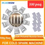Polvo chispa fria para maquina eventos 100 paq.