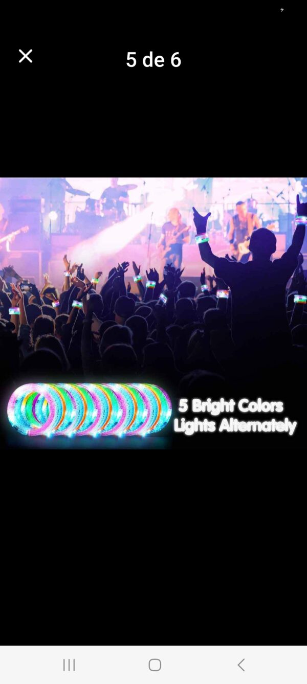 Pulsera led acrilico 1pcs - Image 7