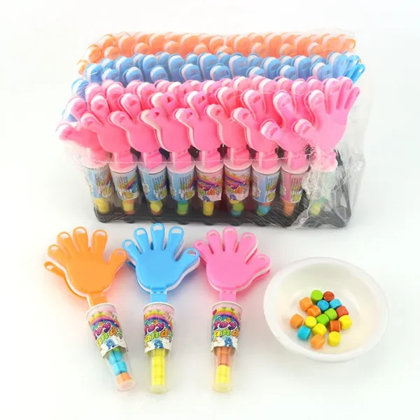 Mini juguete de plástico colorido para aplaudir con las manos, caramelo - Image 8