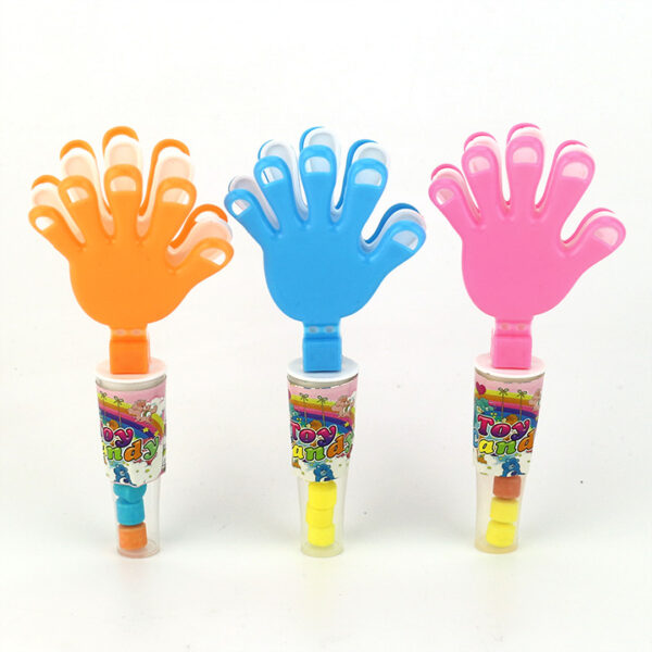 Mini juguete de plástico colorido para aplaudir con las manos, caramelo - Image 2