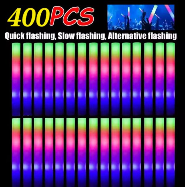 07 Palo espuma led multicolore 400pcs