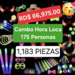 Combo hora loca 175 personas 1,183 piezas